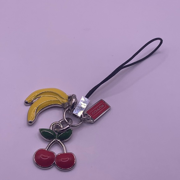 Coach Banana and Cherry Purse Charm - Picture 5 of 5